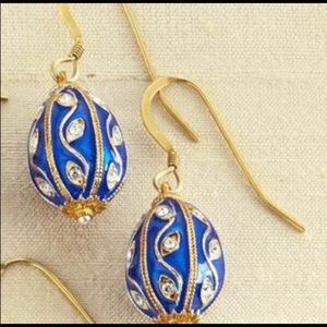 🌹Faberge Egg Earrings🌹